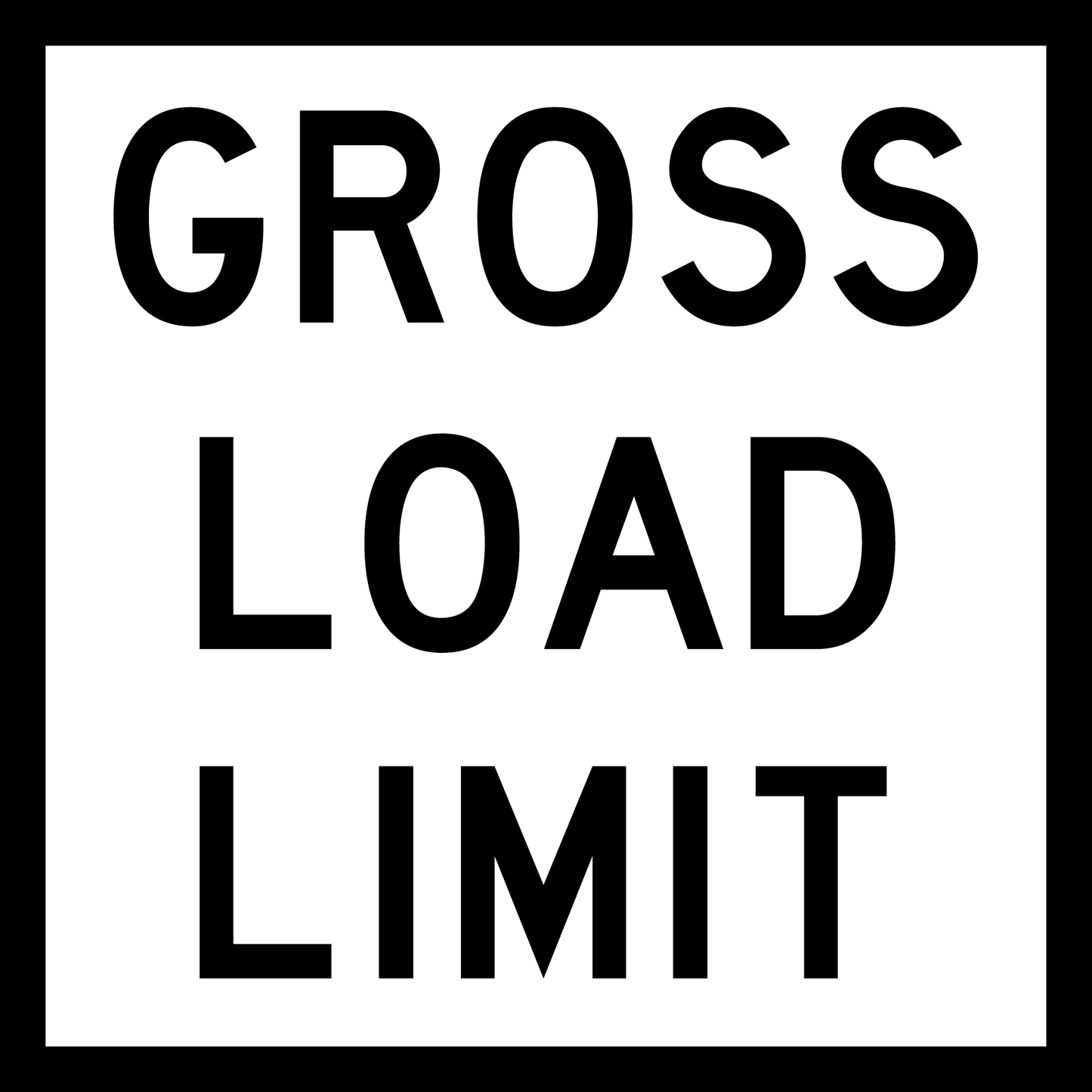 Gross Load Limit (TC1808-1)