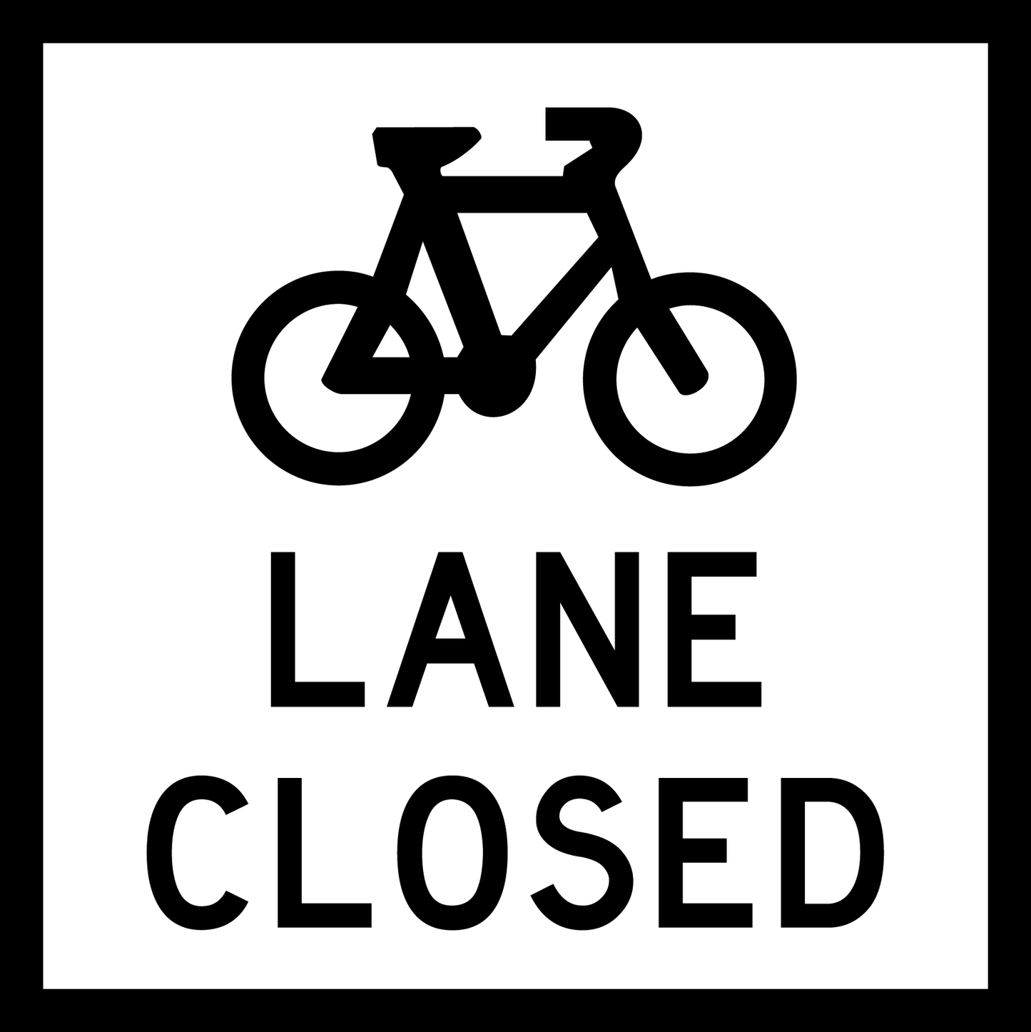 Cycle Lane Closed (TC2279)