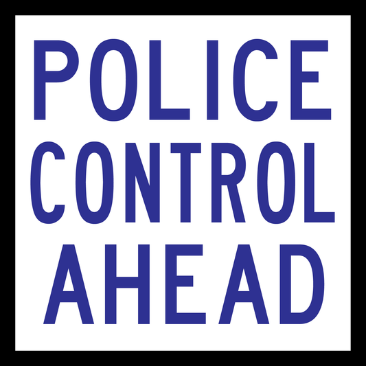 Police Control Ahead (TC1311-2)