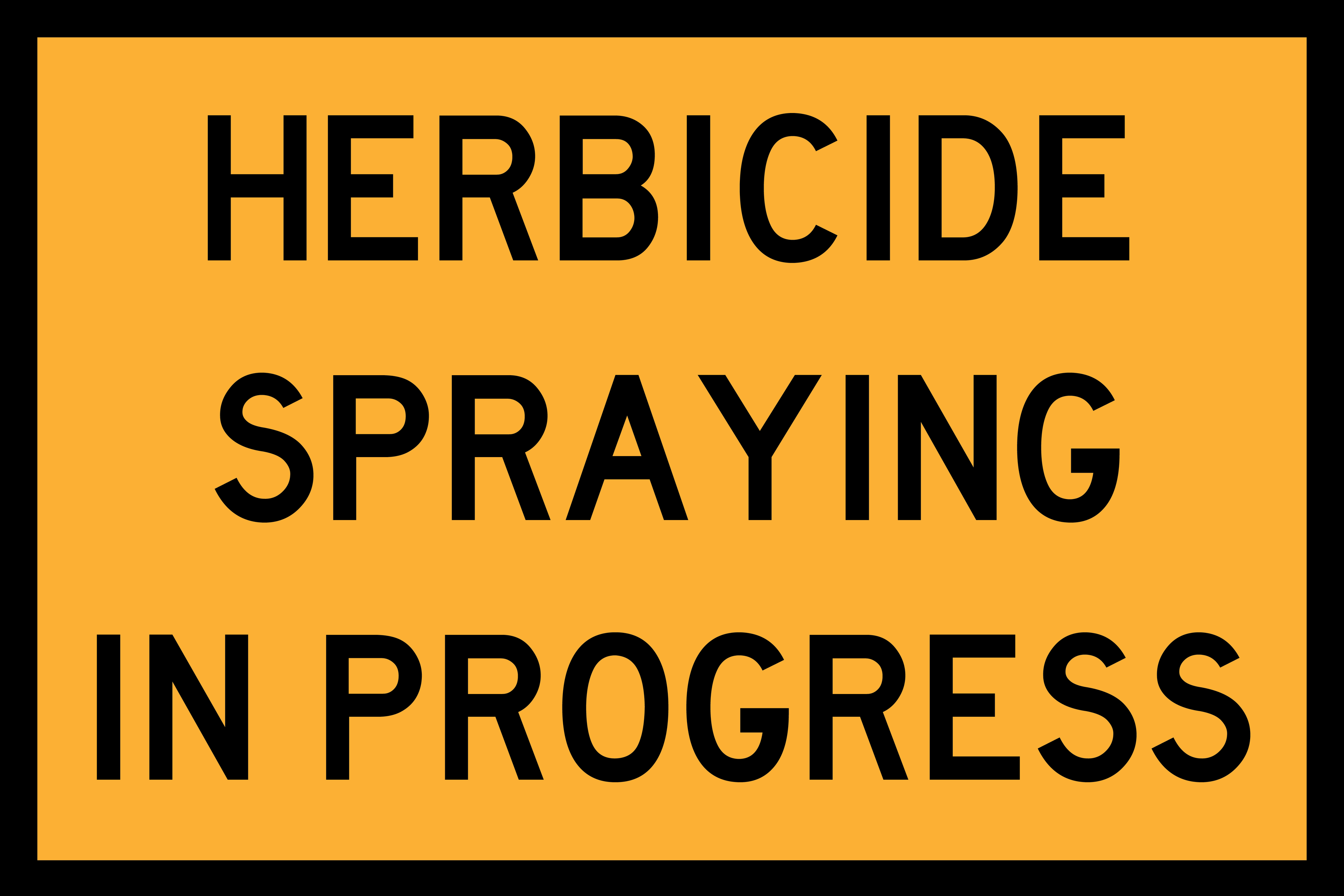 Herbicide Spraying In Progress (RF-HSIP-1)