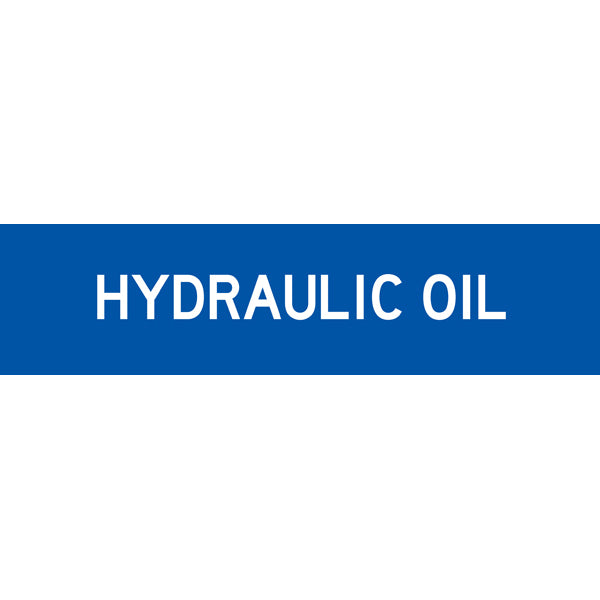 Reflective Mining Underground & Site Safety Banners – Hydraulic Oil – 1600 × 400 mm