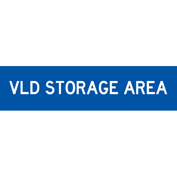 Reflective Mining Underground & Site Safety Banners – VLD Storage Area – 1600 × 400 mm