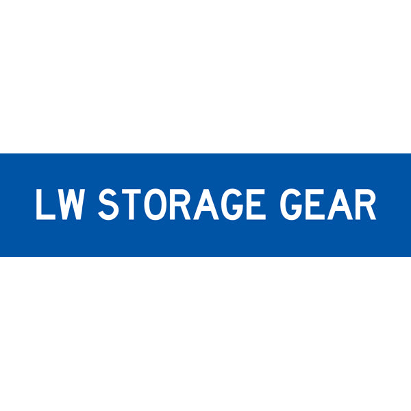 Reflective Mining Underground & Site Safety Banners – LW Storage Gear – 1600 × 400 mm