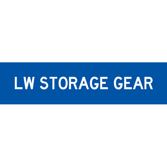 Reflective Mining Underground & Site Safety Banners – LW Storage Gear – 1600 × 400 mm