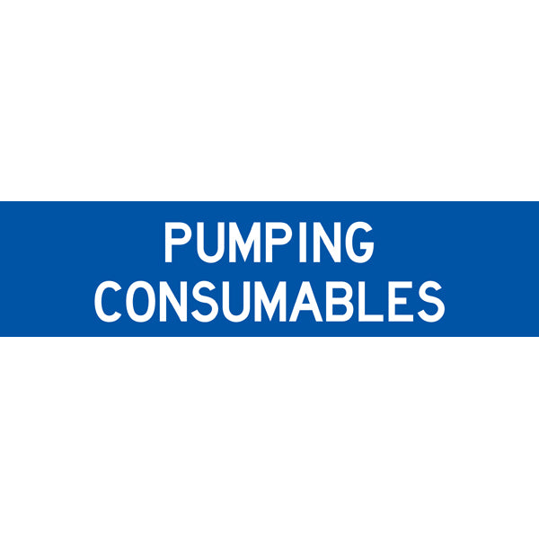 Reflective Mining Underground & Site Safety Banners – Pumping Consumables – 1600 × 400 mm