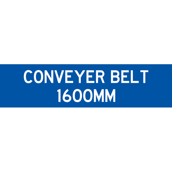 Reflective Mining Underground & Site Safety Banners – Conveyor Belt 1600mm – 1600 × 400 mm