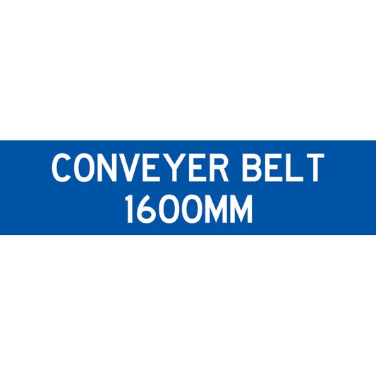 Reflective Mining Underground & Site Safety Banners – Conveyor Belt 1600mm – 1600 × 400 mm