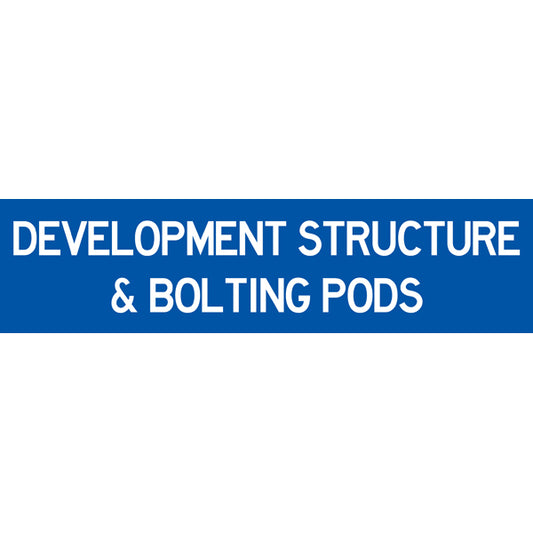 Reflective Mining Underground & Site Safety Banners – Development Structure & Bolting Rods – 1600 × 400 mm