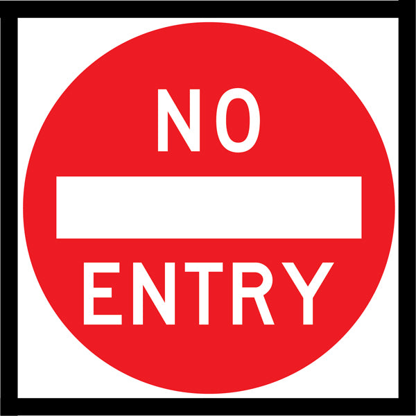 No Entry (RM2-4a) Multi-Message Sign