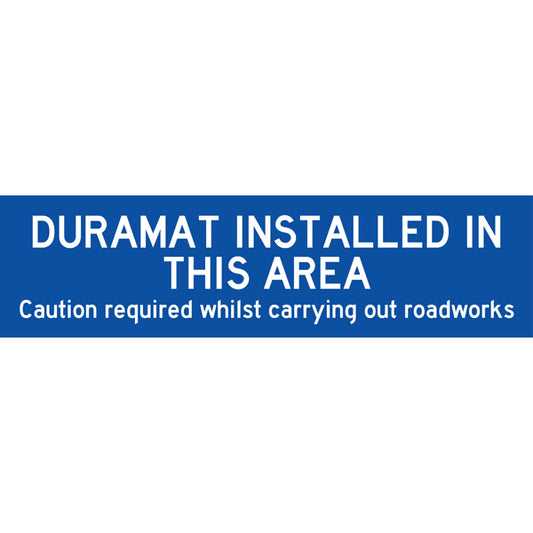 Reflective Mining Location Safety Signs – Duramat Installed In Area – 1500 x 400 mm