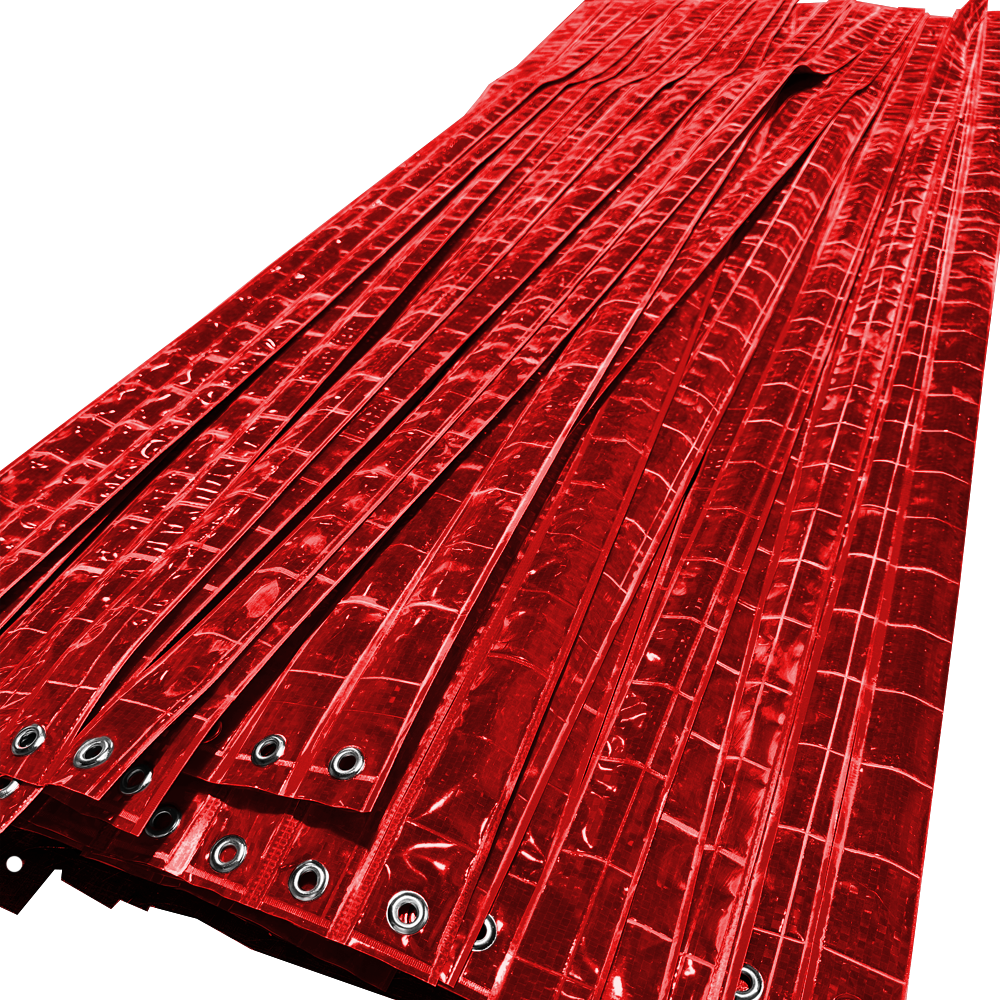 Reflective Stop Go Ceiling Streamer / Traffic Direction Safety Streamer 50mm Wide
