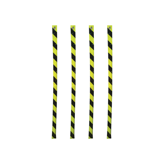 Reflective Mining Hazard Streamer / Underground Hazard Identification Streamer 50mm x 1200mm