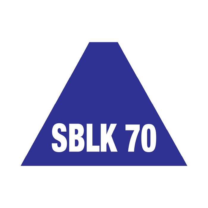 Tri Stand Markers Roll-Up Sign System – SBLK 70 – Three-Sided Reflective Safety Sign for Roadwork, Mining & Underground Applications