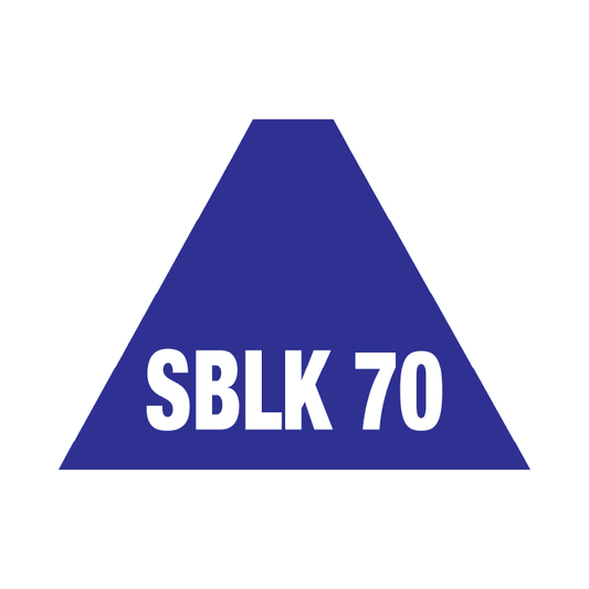 Tri Stand Markers Roll-Up Sign System – SBLK 70 – Three-Sided Reflective Safety Sign for Roadwork, Mining & Underground Applications