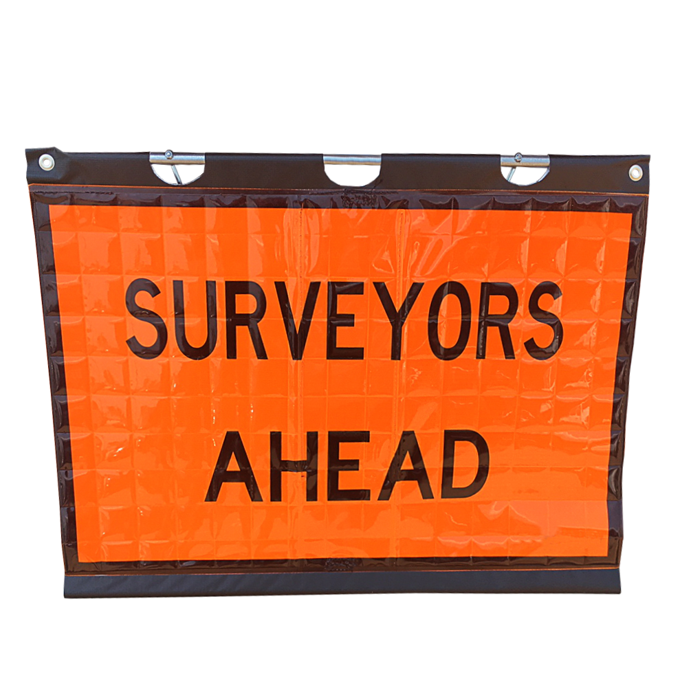 MULTI FIT T2-Q06/TC1312 SURVEYORS AHEAD SIGN