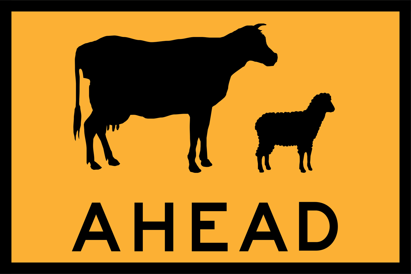 Cattle Ahead Symbolic (T-19A)