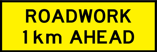 Roadwork 1km Ahead (T1-16)