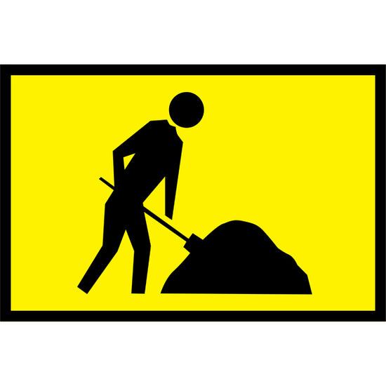 T1-224-R Diggerman Sign | Global Safety Industries – Workman Symbolic ...