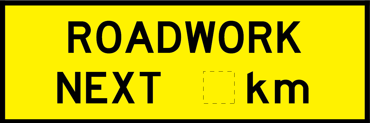 Roadwork Next __km (T1-24)