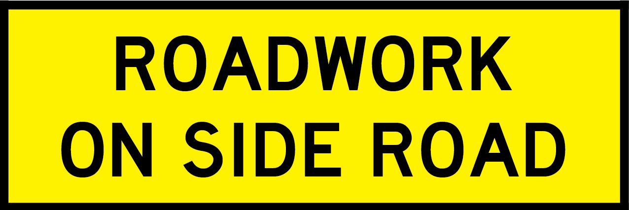 Roadwork On Side Road (T1-25)