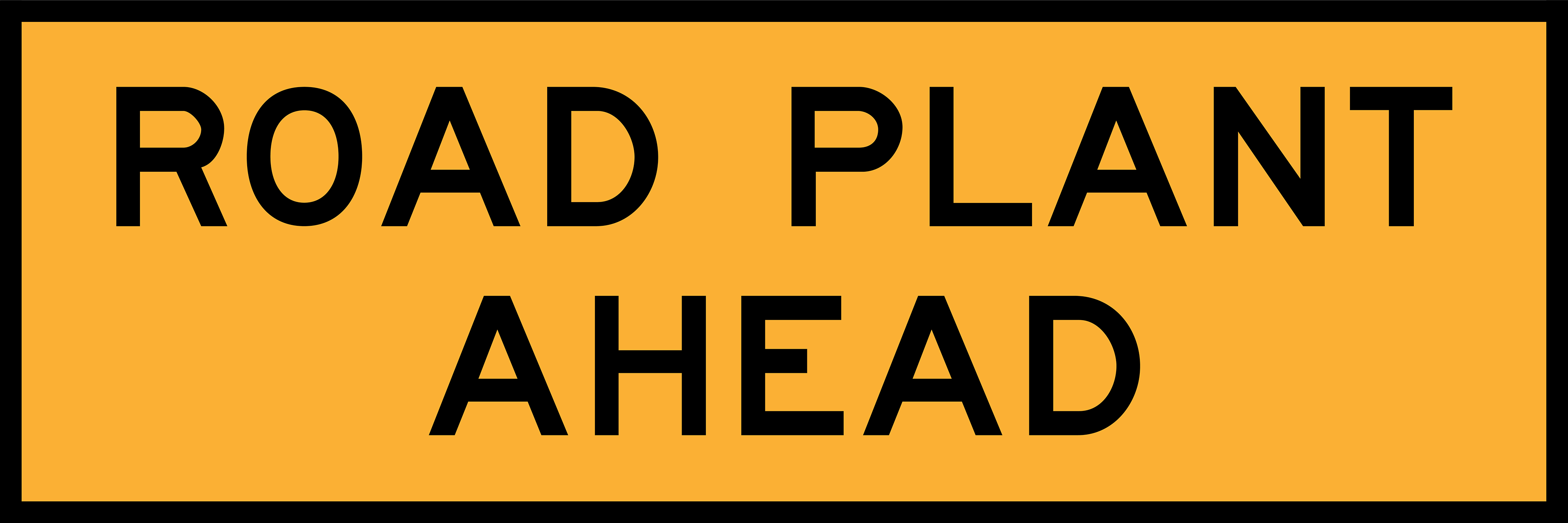 Road Plant Ahead (T1-3-2)