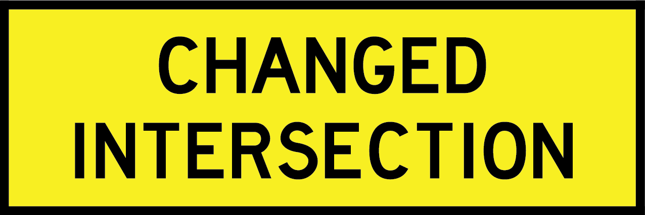 Changed Intersection (T1-33)