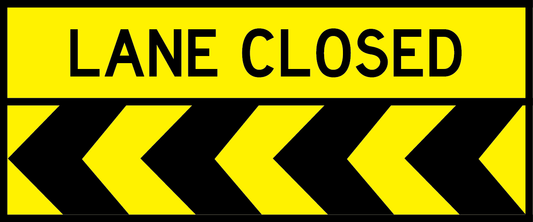 Lane Closed Chevron - Left (T2-235 L)