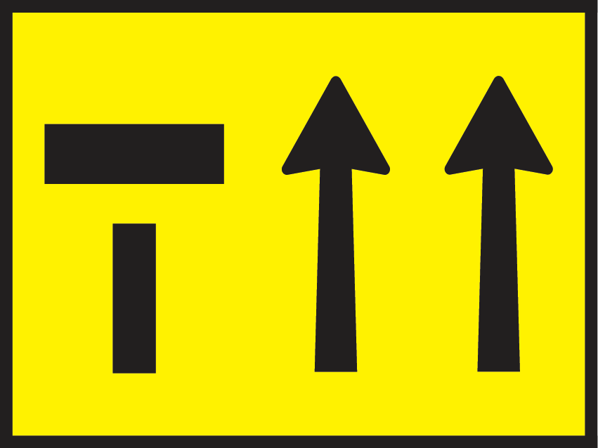Left Lane Closed (T2-6-2)