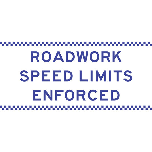 Roadwork Speed Limits Enforced (T4-216)