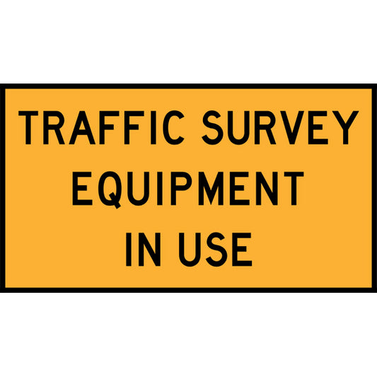 Traffic Survey Equipment In Use (TC1612)