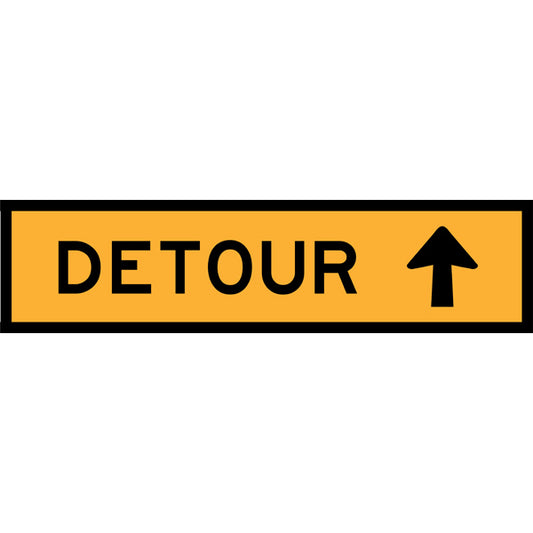 Detour Ahead Arrow (TC2291_3) Multi-Message Sign