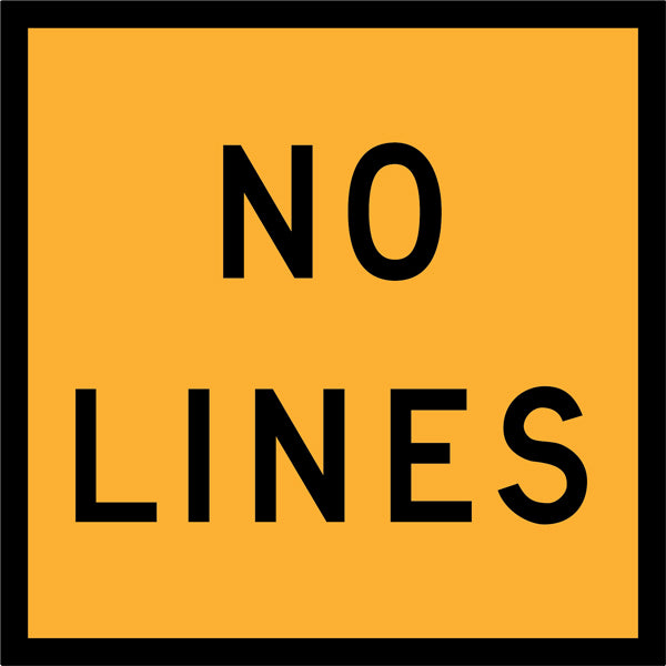 No Lines (TC1172) – Multi-Message Sign