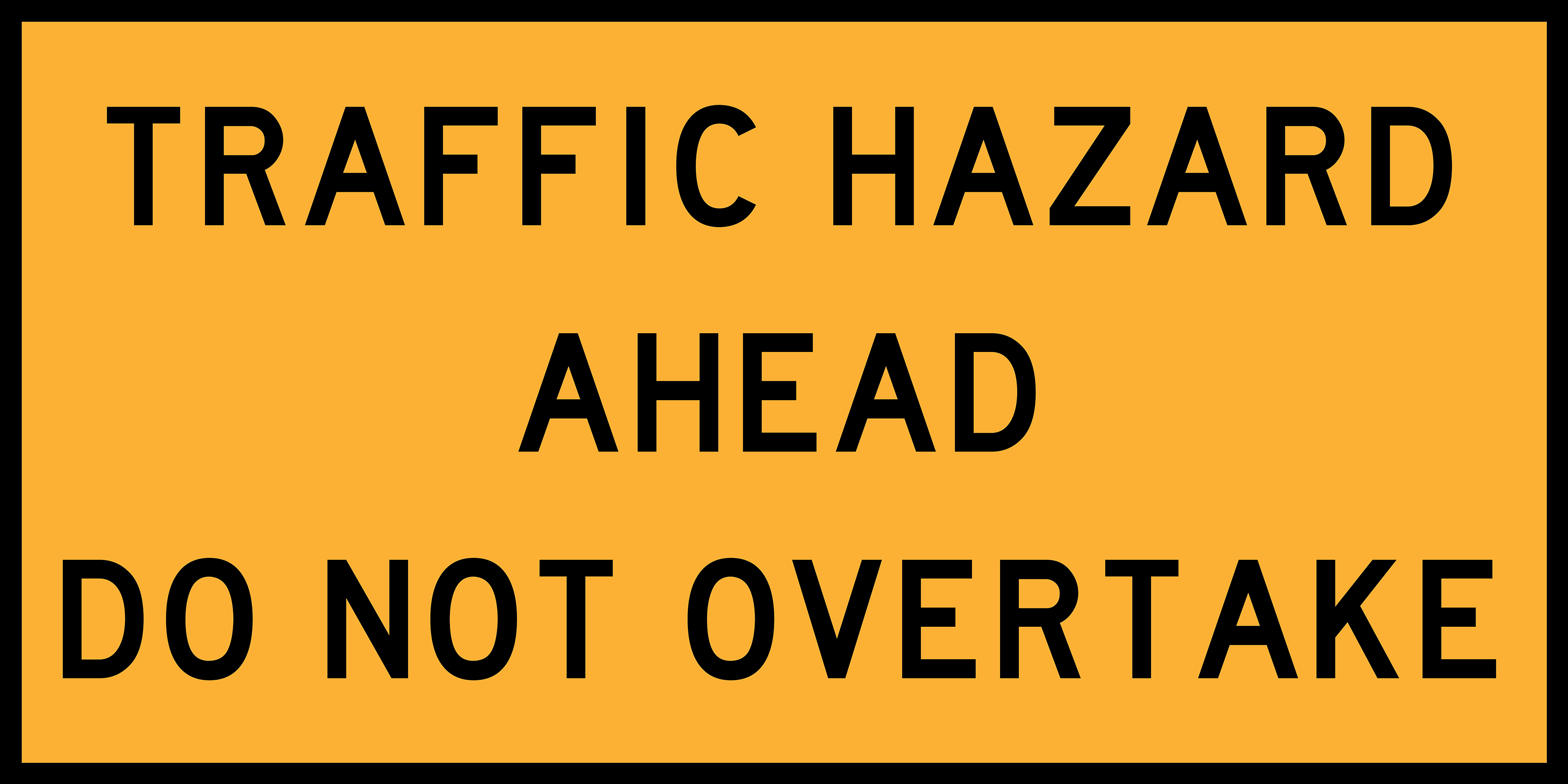 Traffic Hazard Ahead (TC1236)