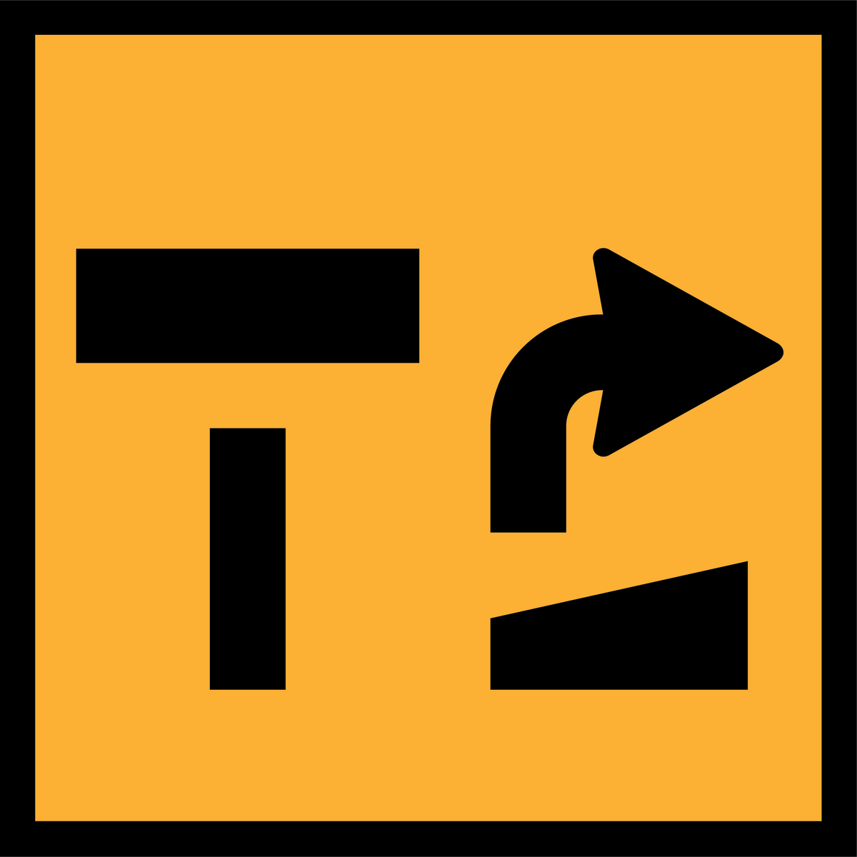 Right Turn at Intersection Ahead (TC1359-13) Multi-Message Sign ...