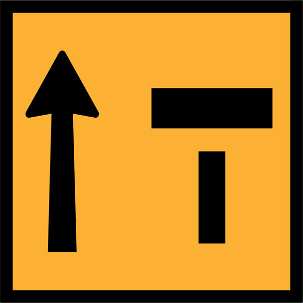 Right Lane Closed, Left Lane Open (TC1359-2) – Multi-Message Sign