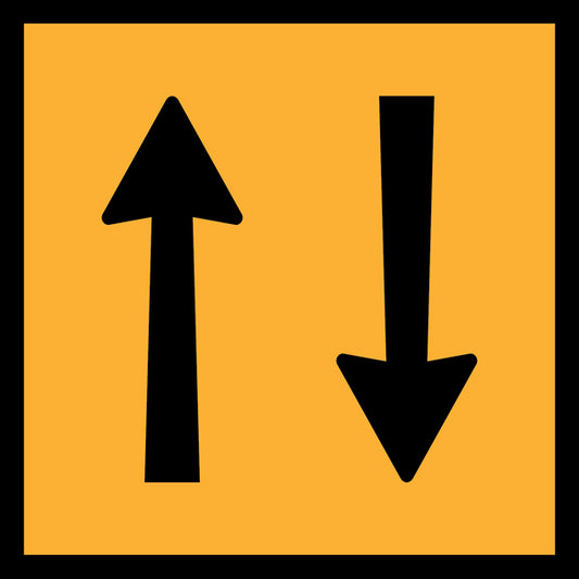 Two Way Lanes (TC1359-9) – Multi-Message Sign