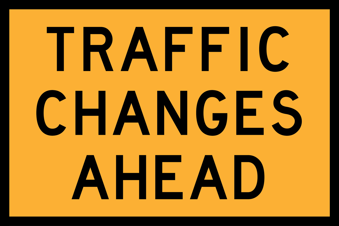 Traffic Changes Ahead (TC1413)