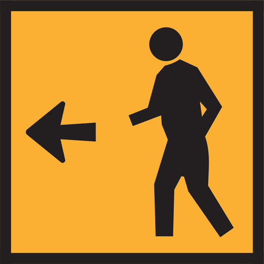 Pedestrians Left Arrow (TC1414-L) – Multi-Message Sign