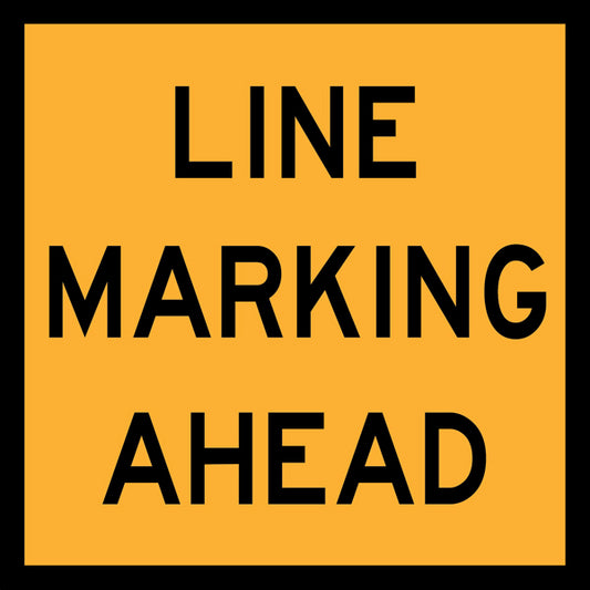 Line Marking Ahead (TC1465-2) – Multi-Message Sign