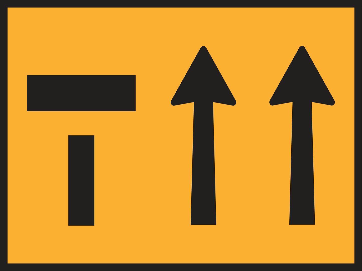 3 Lanes – Left Lane Closed (TC1502)
