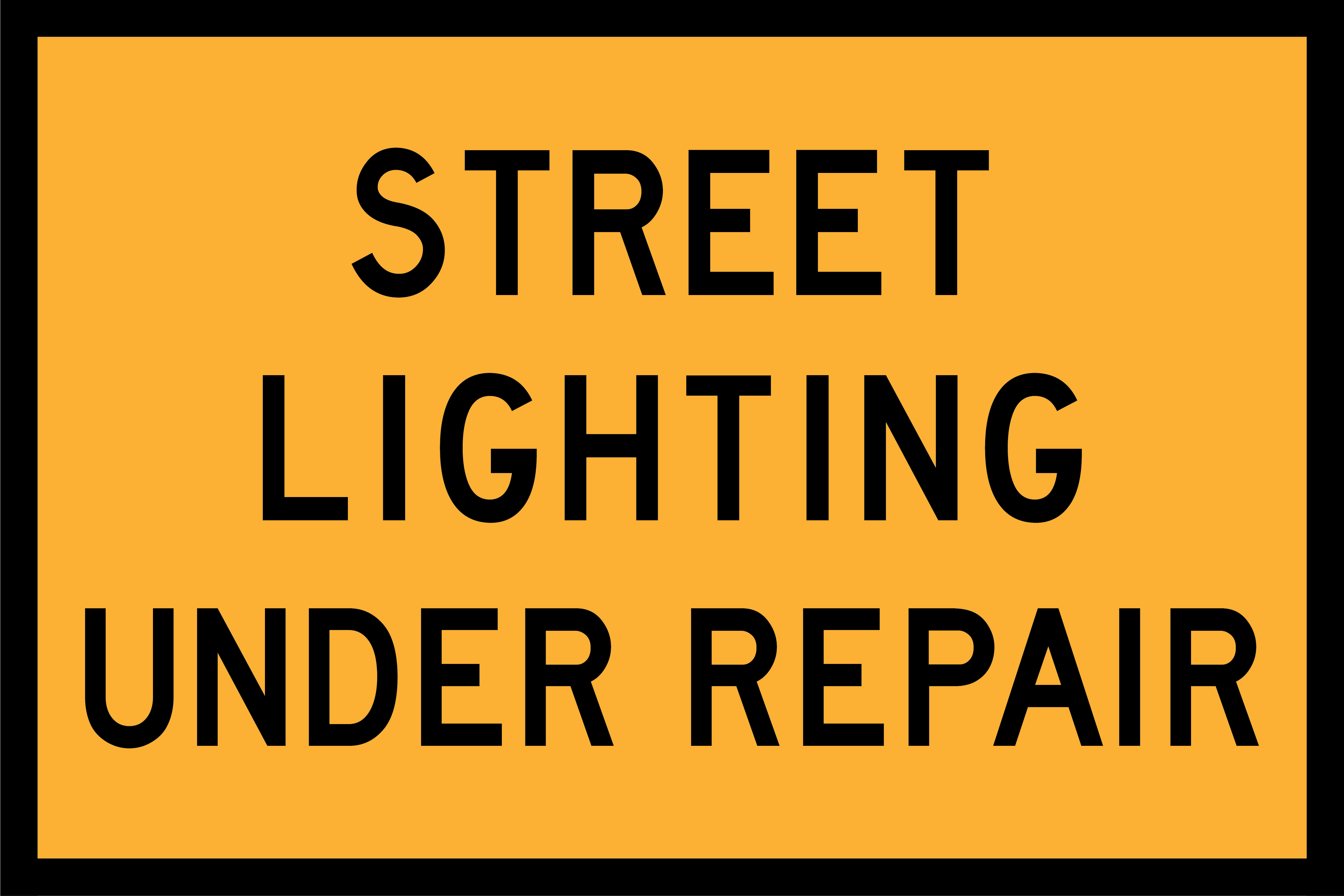 Street Lighting Under Repair (TC1639)
