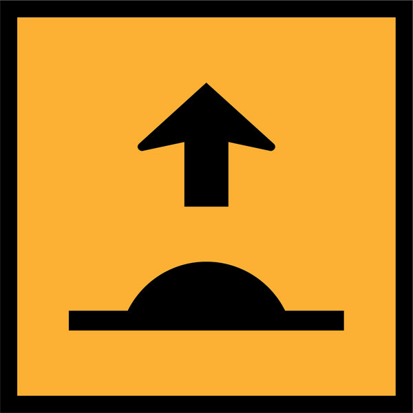 Speed Bump Ahead (TC1668) – Multi-Message Sign