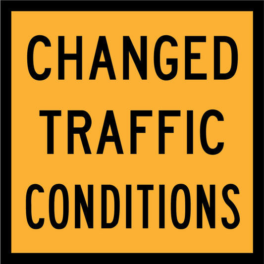 Changed Traffic Conditions (TC1804) – Multi-Message Sign