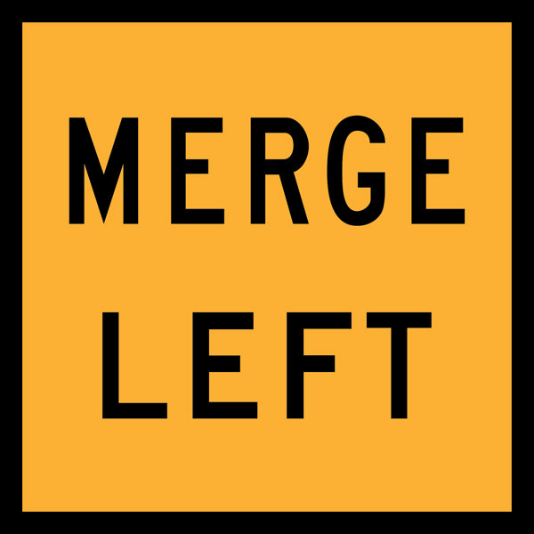Merge Left (TC1843-1) – Multi-Message Sign