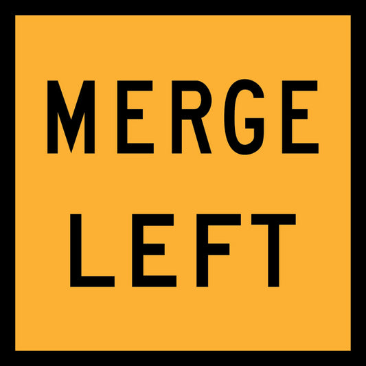 Merge Left (TC1843-1) – Multi-Message Sign