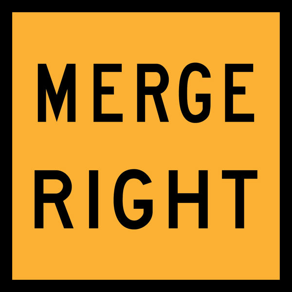 Merge Right (TC1844-2) – Multi-Message Sign