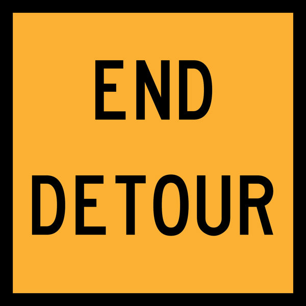 End Detour (TC2001) – Multi-Message Sign