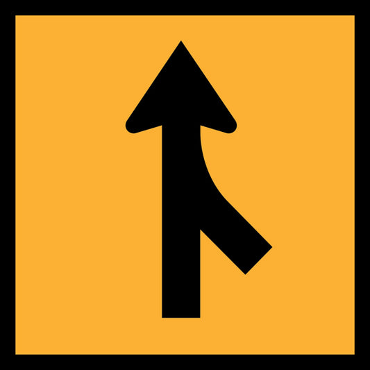 Merging Traffic Right (TC2016-R) – Multi-Message Sign