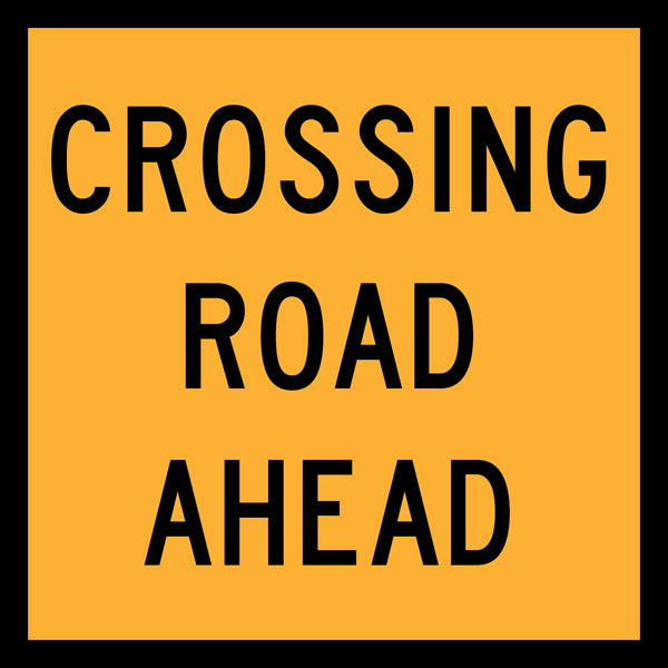 Crossing Road Ahead (TC2065) – Multi-Message Sign