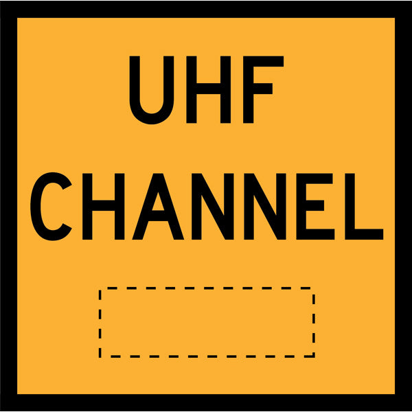 UHF Channel (TC2301_1) – Multi-Message Sign